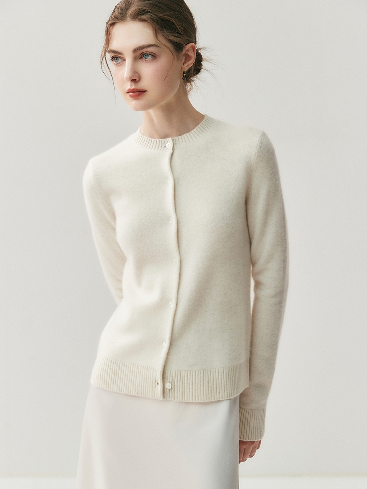 Wool Coat Peacoat - CHICUU Herfst Winter Vrouwen Dikke O-hals
