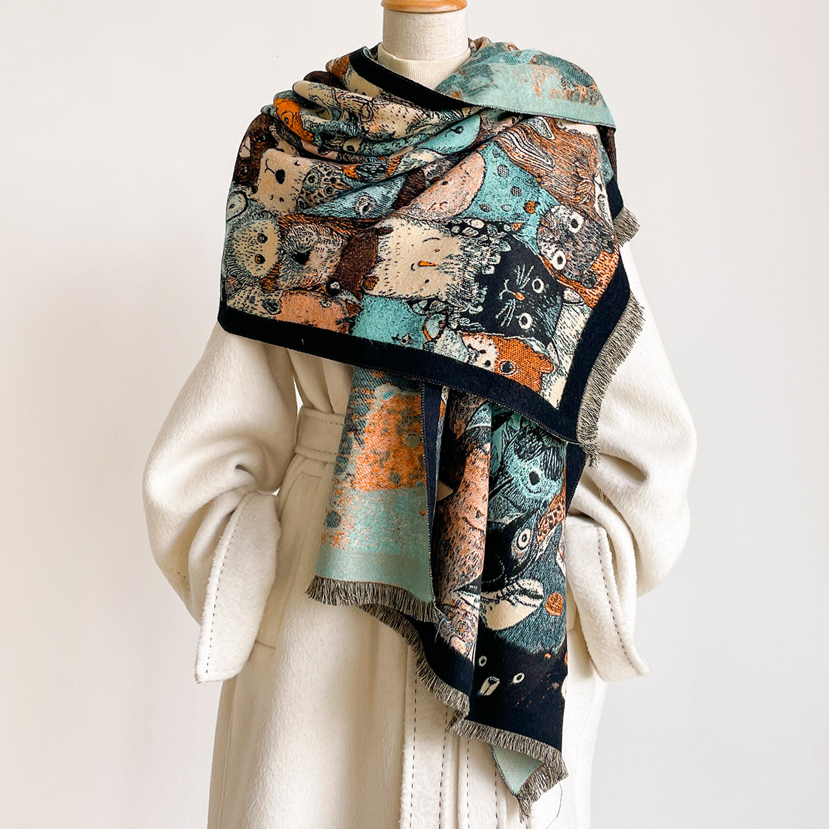 Dames Imitatie Kasjmier Sjaal  - Cashmere Pashmina Wrap recensie en prijs
