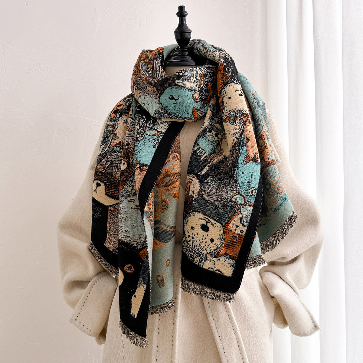 Dames Imitatie Kasjmier Sjaal  - Cashmere Pashmina Wrap recensie en prijs