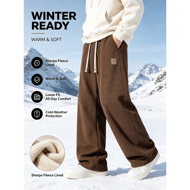 Winter sportbroeken voor heren - Corduroy Pant Warm recensie en prijs