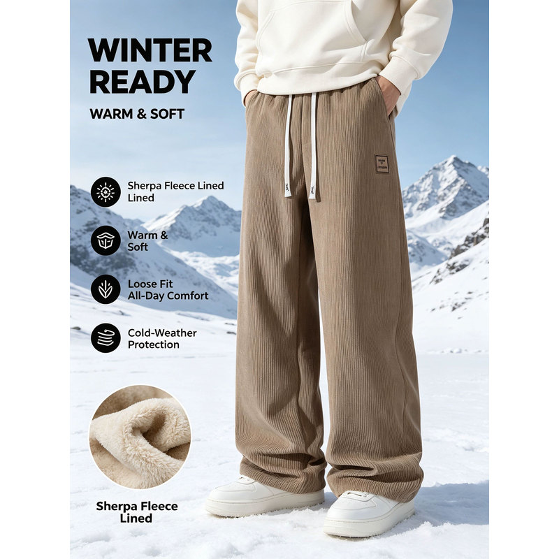 Winter sportbroeken voor heren - Corduroy Pant Warm recensie en prijs