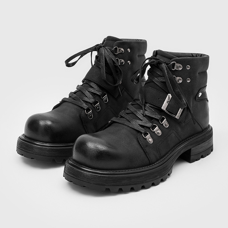 Merk Mannen Leren Laarzen Moto - Waterproof Winter Boot recensie en prijs